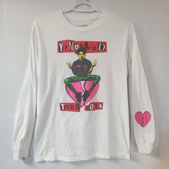 Yungblud Other - YUNGBLUD 2019 Concert Tour T-Shirt Long Sleeve Cotton White Graphic Tee Sz Small